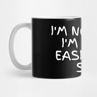 I'm Not Fat Easier to See Funny Saying Mug